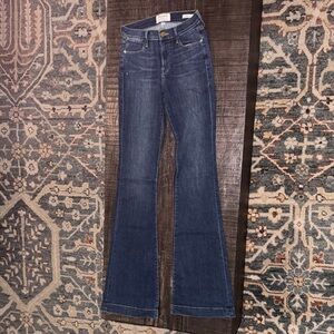 Frame Denim Dark Blue Flare Jeans